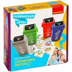 Настольная игра Bondibon Сортировка мусора 2
