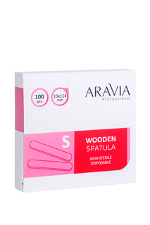 Шпатели деревянные р-р S 100шт ARAVIA Professional