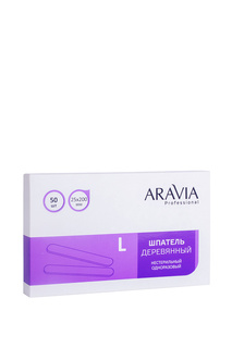 Шпатели деревянные р-р L 50 шт ARAVIA Professional