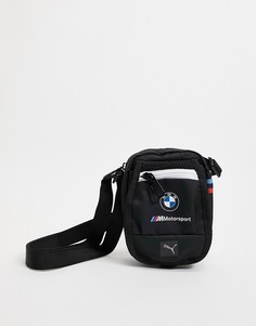 Маленькая черная сумка для полетов Puma BMW-Черный цвет