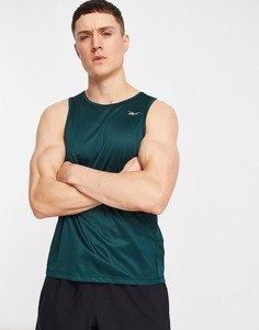 Зеленая майка Reebok Running-Зеленый цвет