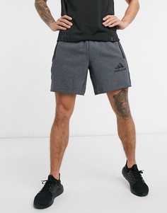 Серые шорты adidas Training-Серый