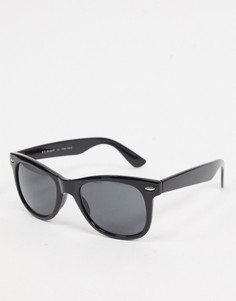 Квадратные солнцезащитные очки в черной оправе AJ Morgan-Черный цвет