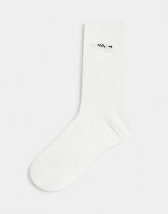 Белые носки adidas Originals-Белый
