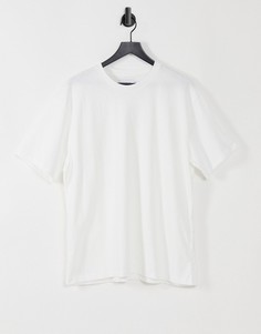 Белая футболка в стиле oversized из органического хлопка Topman-Белый