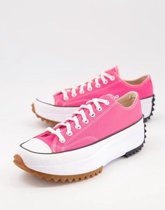 Розовые кроссовки Converse Run Star Hike Ox-Розовый цвет