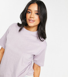 Базовая oversized-футболка сиреневого цвета Missguided-Сиреневый