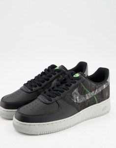 Черные кроссовки Nike Air Force 1 07 LV8 Revival 2-Черный цвет