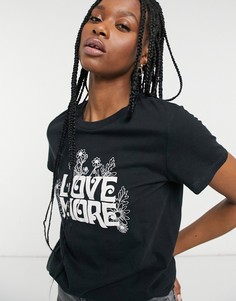 Черная футболка с надписью "Love More" Levis-Черный цвет Levis®