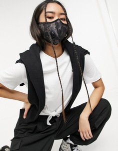 Черная непрозрачная маска с клапаном RIPNDIP-Черный цвет