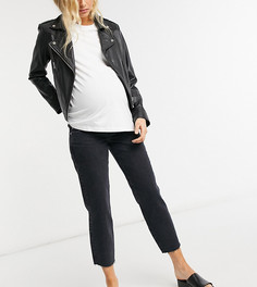 Черные прямые джинсы River Island Maternity-Черный цвет