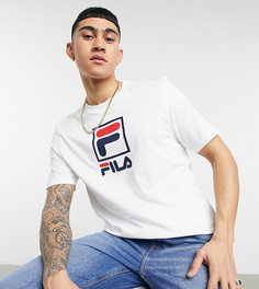 Белая футболка с крупным логотипом Fila – эксклюзивно для ASOS-Белый