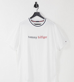 Белая футболка для дома с логотипом на груди Tommy Hilfiger – эксклюзивно для ASOS-Белый
