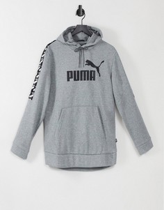 Серый худи Puma Amplified