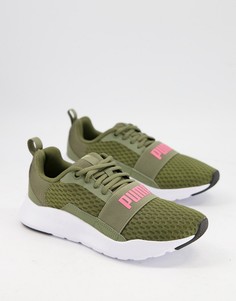Разноцветные кроссовки PUMA Wired-Многоцветный