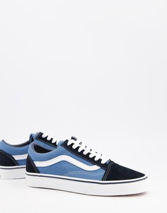 Синие кроссовки Vans Old Skool-Темно-синий