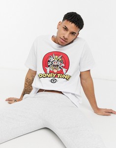 Футболка Looney Tunes Thats All Folks-Белый Poetic Brands