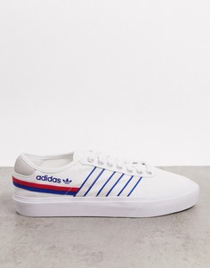 Белые кроссовки adidas Originals Delpala-Белый