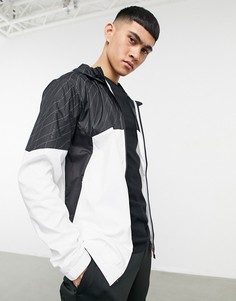 Куртка в стиле колор блок с капюшоном и графическим принтом PUMA-Многоцветный