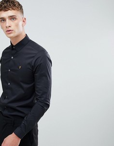 Эластичная приталенная рубашка Farah Classic-Черный