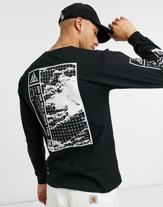 Черный лонгслив Vans 66 Supply II