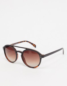 Черные матовые солнцезащитные очки-авиаторы AJ Morgan-Черный цвет