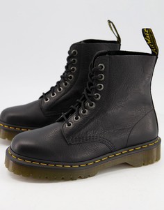 Черные ботинки с восемью парами люверсов Dr Martens 1460 Pascal Bex-Черный цвет