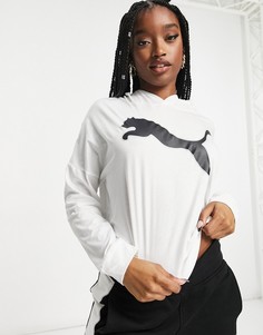 Белый короткий худи PUMA Modern Sports