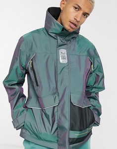 Непромокаемая голубая куртка Puma x Helly Hansen-Голубой