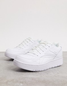 Белые кроссовки Reebok Classics Court Double Mix-Белый
