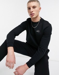 Черный свитшот River Island-Черный цвет