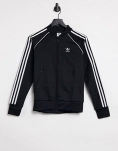 Черная спортивная куртка adidas Originals-Черный цвет