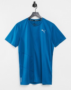 Синяя футболка с короткими рукавами PUMA Ignite-Голубой