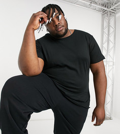 Черная футболка с необработанными краями Brave Soul Plus-Черный цвет