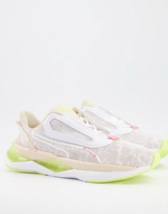 Белые кроссовки с камуфляжным принтом PUMA LQDCELL-Белый