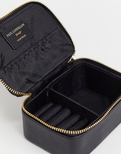 Черный кожаный футляр для украшений Paul Costelloe-Черный цвет