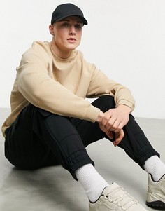 Бежевый oversize-свитшот ASOS DESIGN