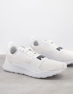Белые кроссовки Puma Wired-Белый