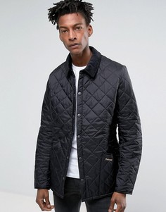 Черная стеганая куртка Barbour-Черный