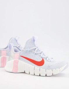 Серые кроссовки Nike Training Valentines Free Metcon 3-Серый