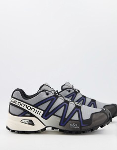 Темно-синие кроссовки Salomon Speedcross 3-Темно-синий