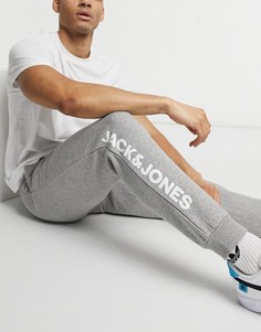 Серые джоггеры с логотипом Jack & Jones Intelligence-Серый