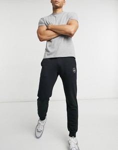 Черные узкие джоггеры Jack & Jones Intelligence-Черный цвет