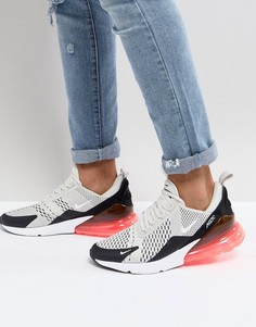 Белые кроссовки Nike Air Max 270 AH8050-003-Черный
