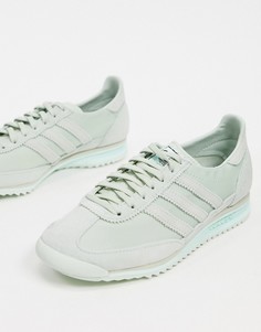 Мятные кроссовки adidas Originals SL 72-Зеленый