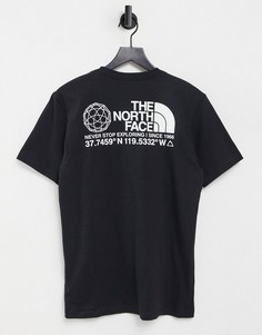 Черная футболка с логотипом The North Face-Черный цвет