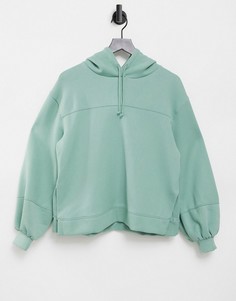 Худи шалфейно-зеленого цвета Topshop-Зеленый цвет