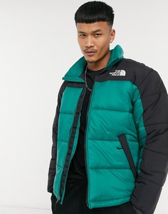 Зеленая утепленная парка The North Face Himalayan-Зеленый цвет