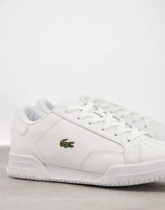 Белые кеды-кроссовки с чашеобразной подошвой Lacoste Twin Serve-Белый