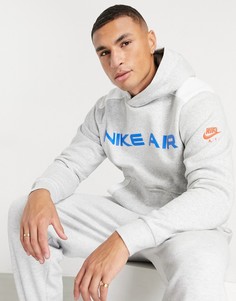Худи серого цвета Nike Air-Серый